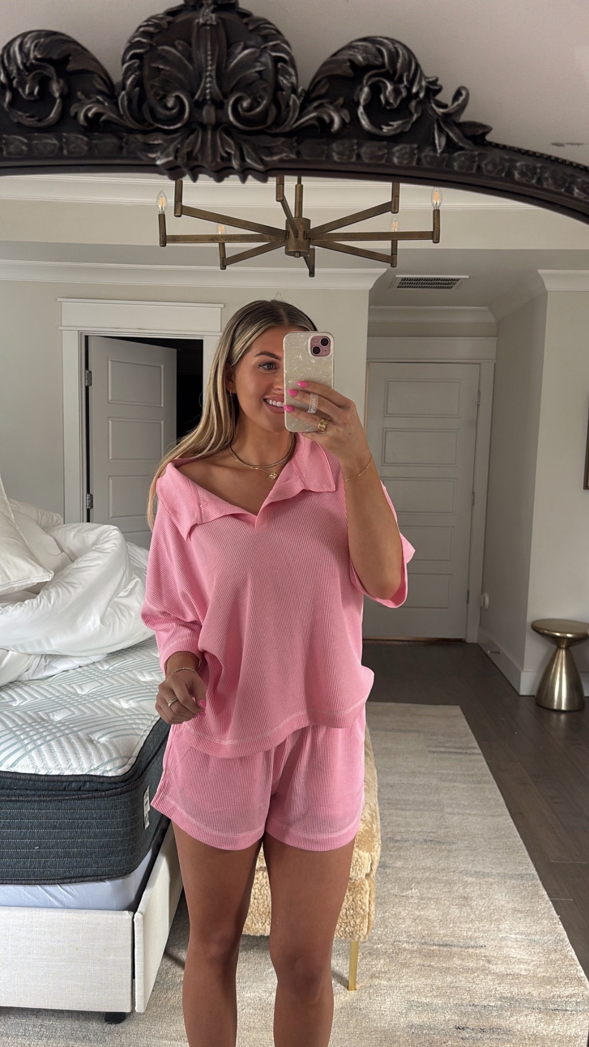 Pink Amazon casual set! Wearing a medium. This is seriously so comfortable and light weight - perfect for summer! Comes in other colors too 🩷

#LTKSaleAlert #LTKFindsUnder50 #LTKStyleTip