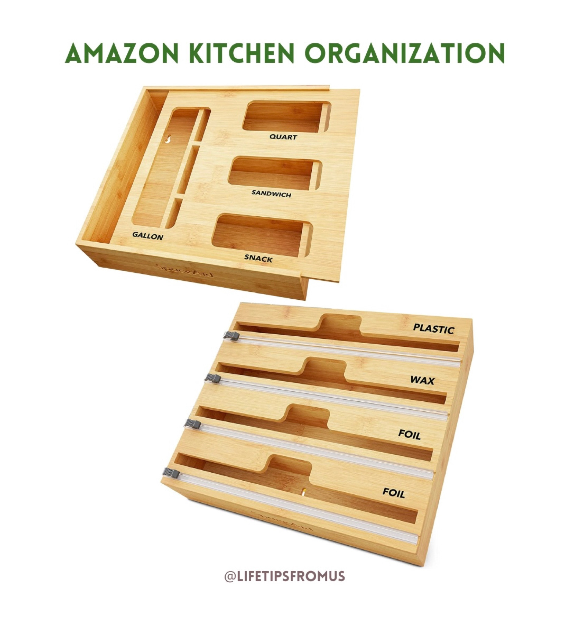 These Amazon products are great for any kitchen to stay organized. #kitchenorganization #kitchengadgets #storagehacks #lifehacks #pantrygoals #pantryorganization 

#LTKFind #LTKhome #LTKfamily