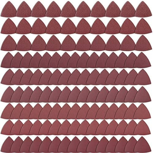 AUSTOR 120 Pieces Triangular Sandpaper, Triangle Sanding Sheets Fit 3-1/8 Inch Oscillating Multi ... | Amazon (US)