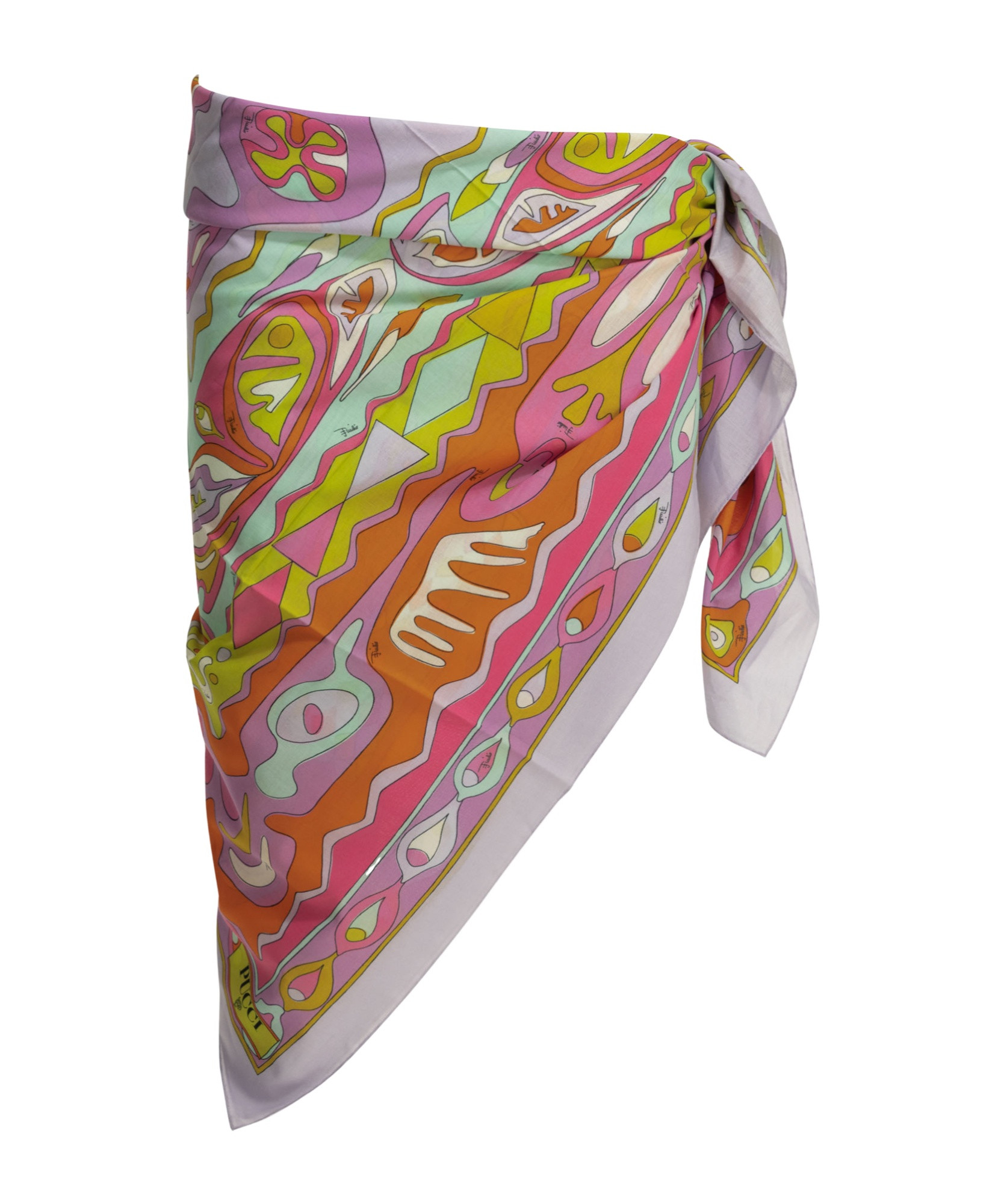 PUCCI Angoli Printed Pareo Scarf | Senser US