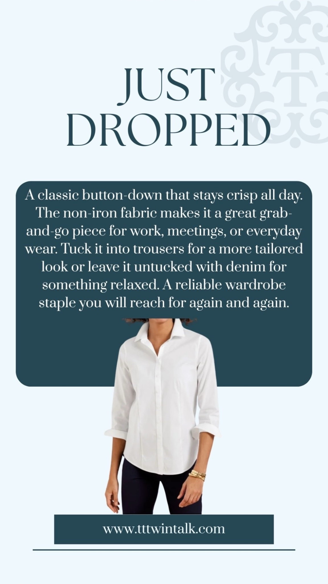 A classy closet staple! M


#LTKOver40 #LTKWorkwear #LTKFindsUnder100