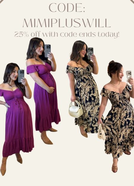 Maternity dress for any occasion! 
Use code: MIMIPLUSWILL for 25% off! Code ends 5/12

Dress: size small 

Tropical wedding guest dress, graduation dress, baby shower dress 

#LTKStyleTip #LTKBump #LTKFindsUnder50
