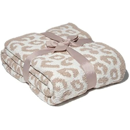 Luxurious Soft Knitted Throw Blanket for Sofa Couch, Barefoot Dreams Blanket Dupe Wild Leopard Cheet | Amazon (US)