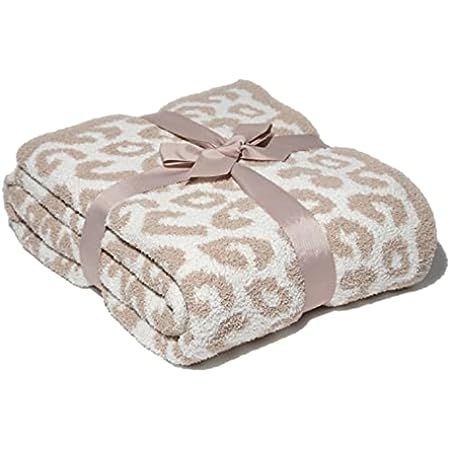 Luxurious Soft Knitted Throw Blanket for Sofa Couch, Barefoot Dreams Blanket Dupe Wild Leopard Cheet | Amazon (US)