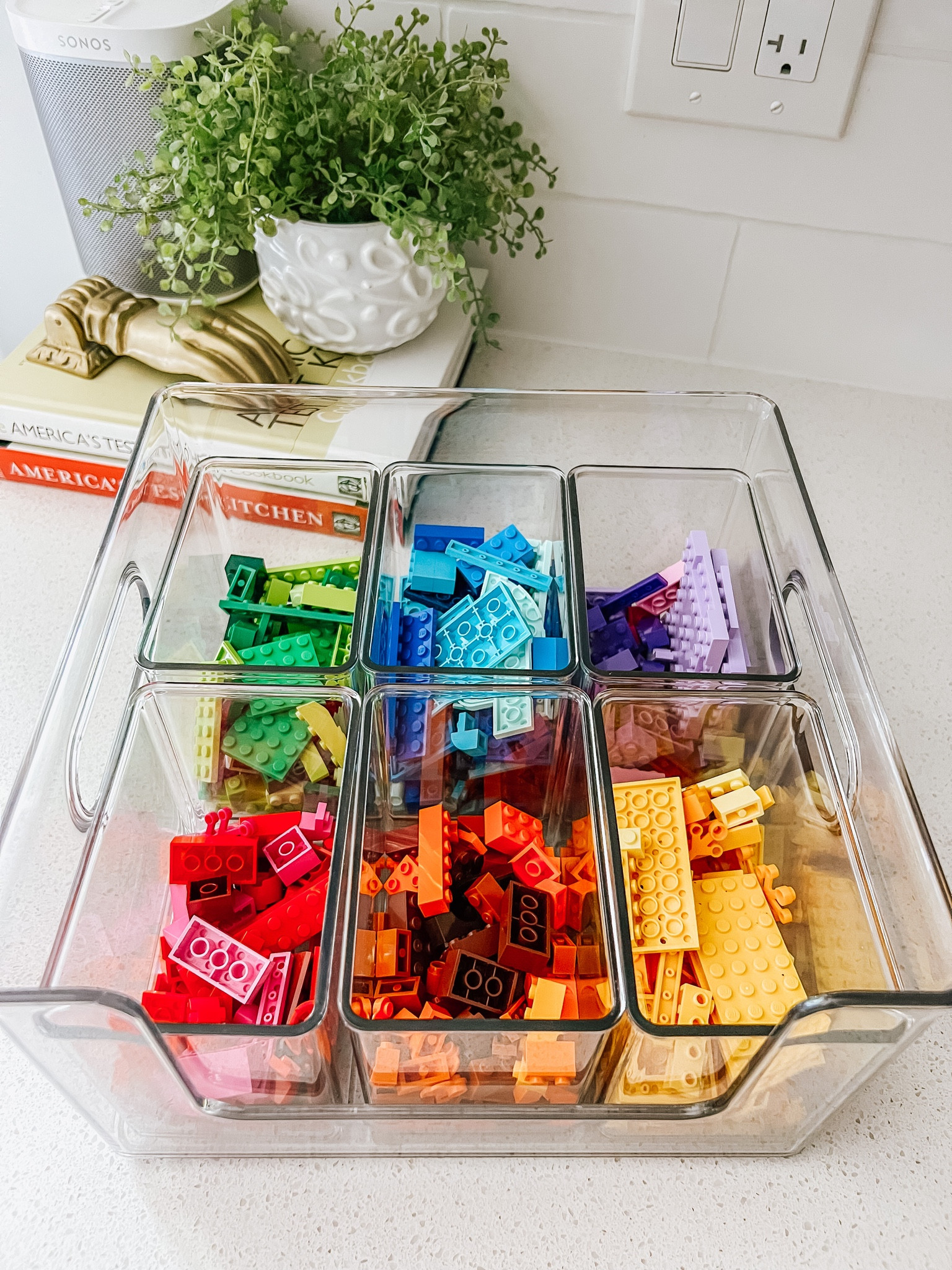 Creating a Lego station!! 
❤️🧡💛💚💙💜

#LTKkids #LTKfamily #LTKhome