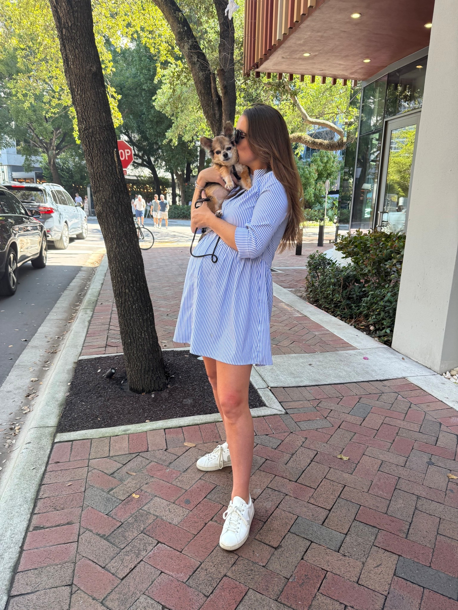 Striped dress I purchased before pregnancy! Still fits my 32 week bump!

Wearing a size small! Would have fit a medium too. Order TTS or one size down.

#LTKBaby #LTKFamily #LTKBump