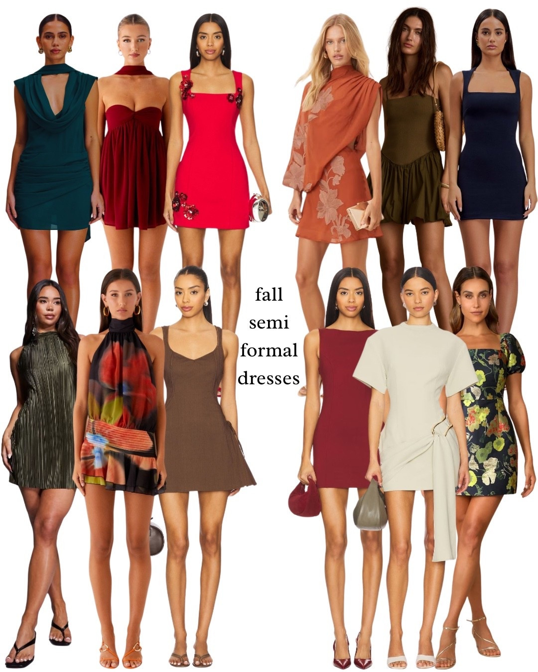 fall semi formal dresses 🍂

perfect for a date party, cocktail party, or celebration for any autumn occasion 💃🏼

#LTKStyleTip #LTKSaleAlert #LTKFindsUnder100