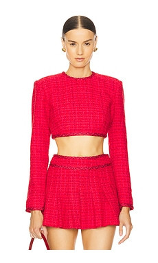 Lovers and Friends Alina Top en Rose Red from Revolve.com | Revolve Clothing (Global)