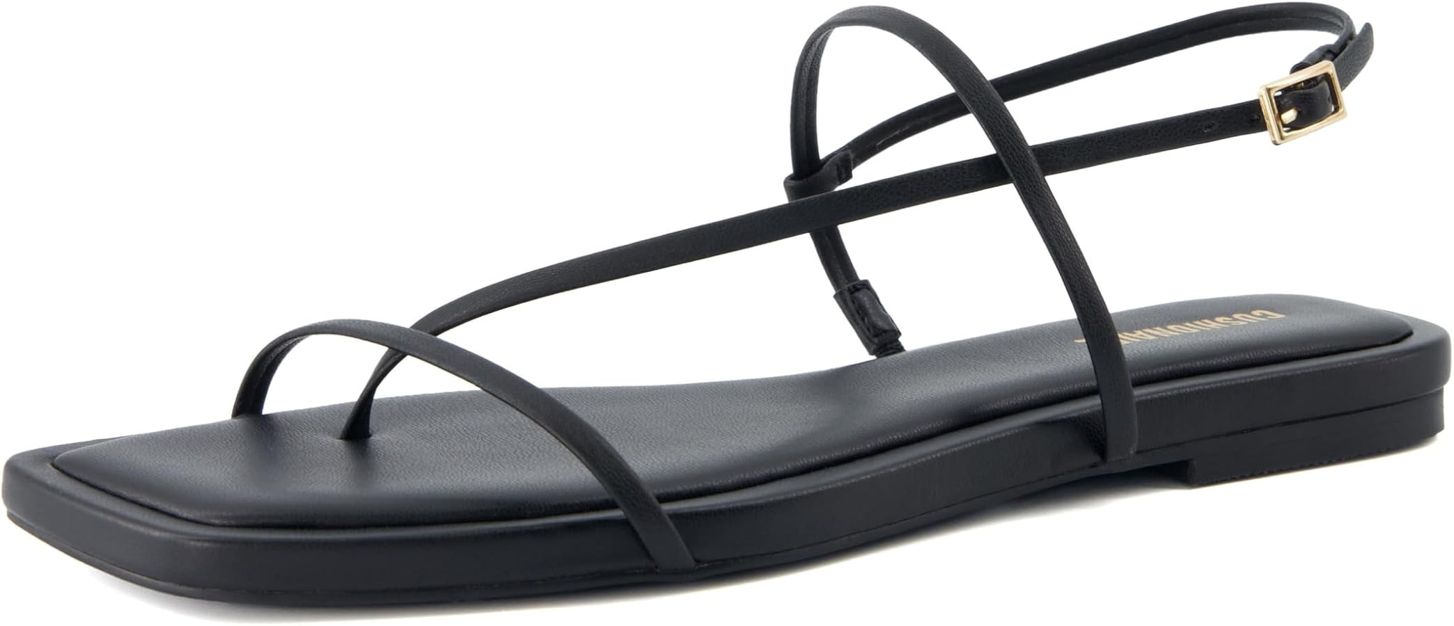 CUSHIONAIRE Women's Glory strappy flat sandal +Memory Foam and Wide Widths Available | Amazon (CA)