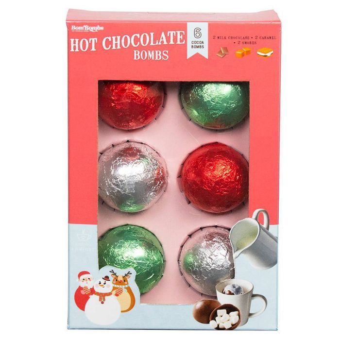 BomBombs Snowball Holiday Hot Drink Bomb Set - 5.5oz/6ct | Target