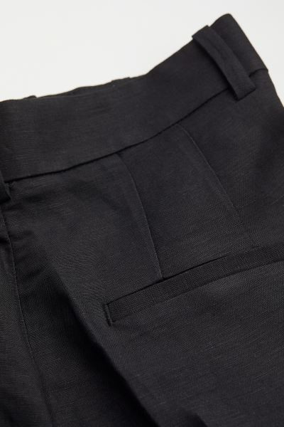 Linen-blend Bermuda shorts | H&M (UK, MY, IN, SG, PH, TW, HK)