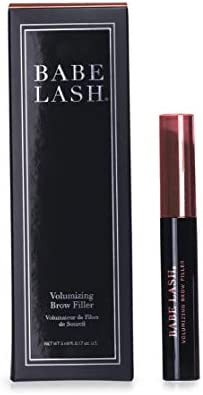 Babe Lash Brow Fiber Volumizer, 3D Fiber Application, 0.17 Fluid Ounce, (Dark Brown) | Amazon (US)