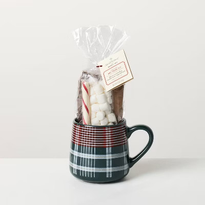 Christmas Hot Cocoa Mug with Peppermint Stick - 4oz - Hearth & Hand™ with Magnolia Table | Target