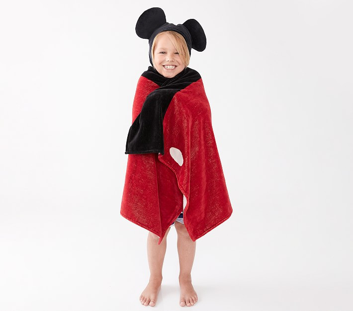 Disney Mickey Mouse Kid Hooded Towel | Pottery Barn Kids