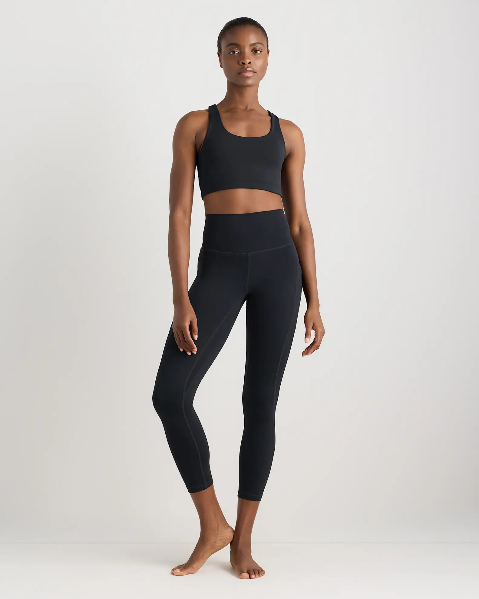 Ultra-Form High-Rise Pocket Legging in Black Camo | Quince