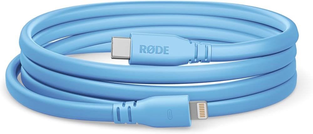 RØDE SC19 USB-C to Lightning Cable (1.5m, Blue) | Amazon (US)