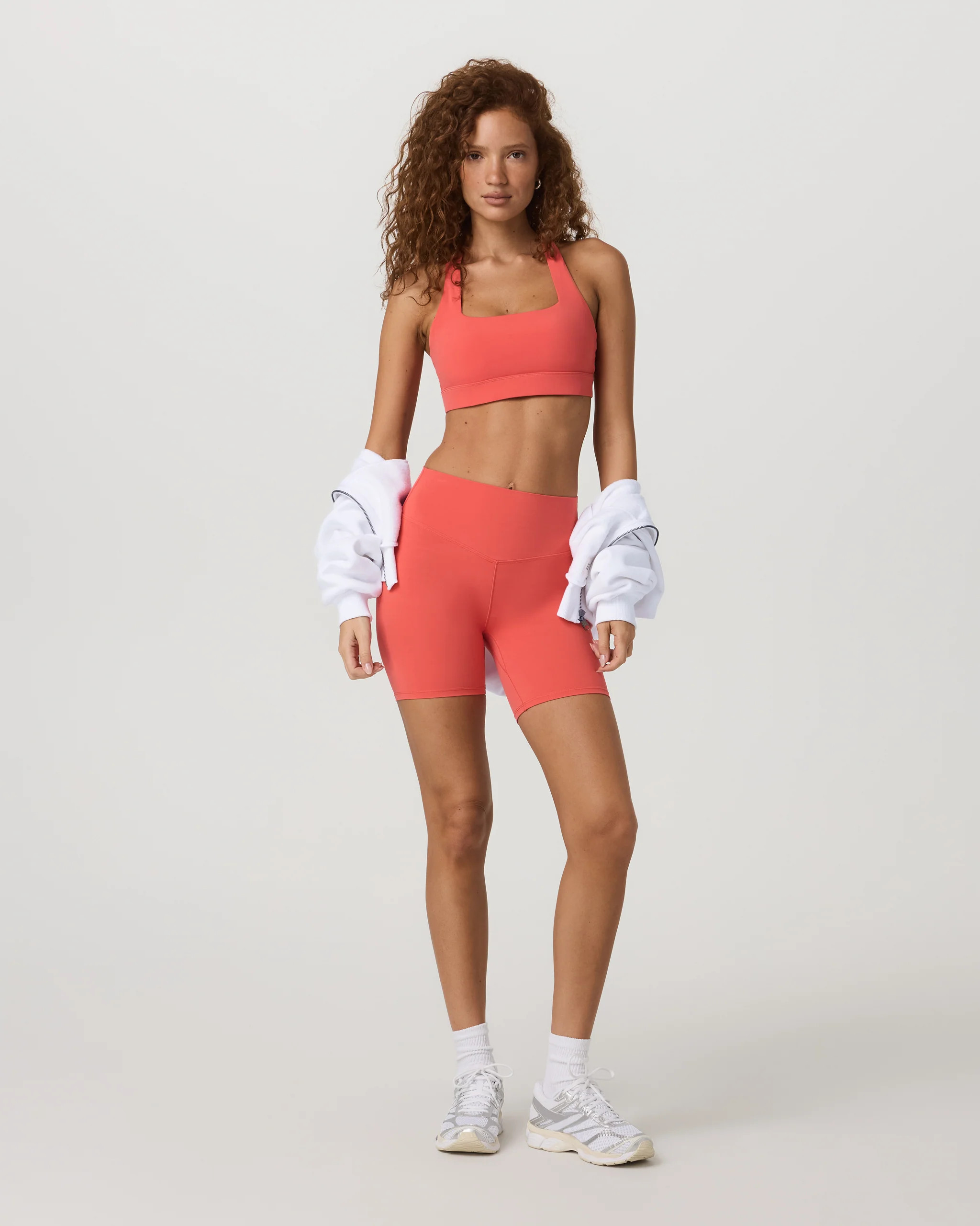 Vuori AllTheForm™ Short 6" – Bright Coral Biker Shorts – Vuori | Vuori Clothing (US & Canada)