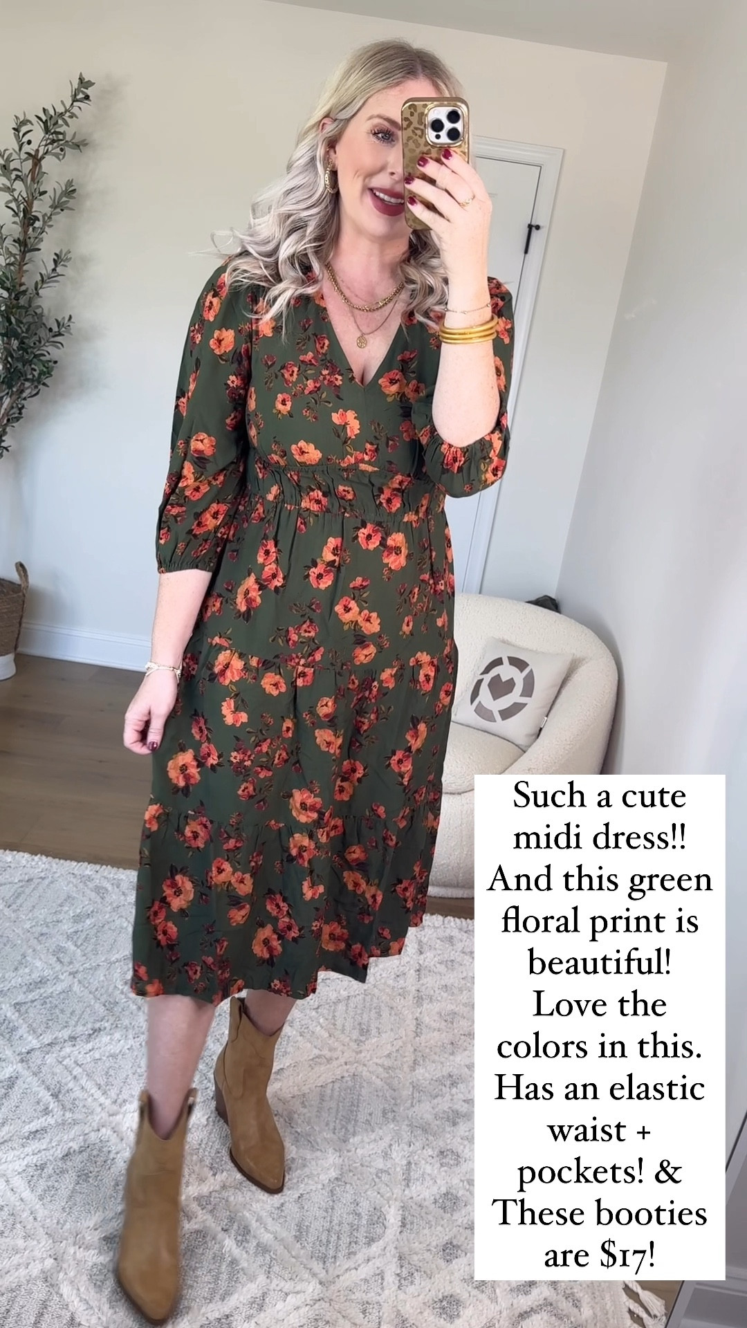 Time and tru midi dress, Walmart outfit, fall floral midi dress 

Medium 

#LTKFindsUnder50 #LTKVideo #LTKWorkwear