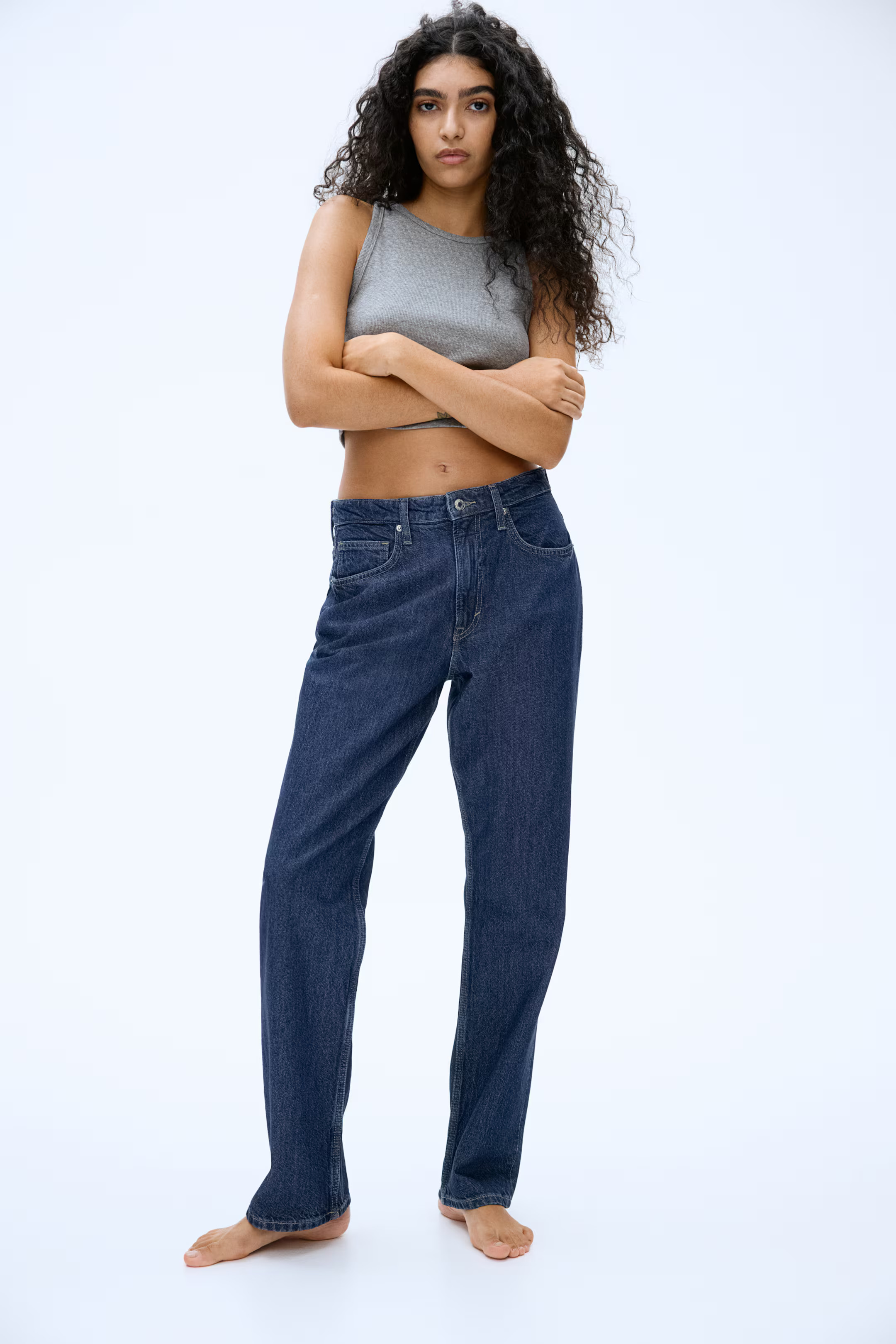 Straight High Jeans | H&M (US + CA)
