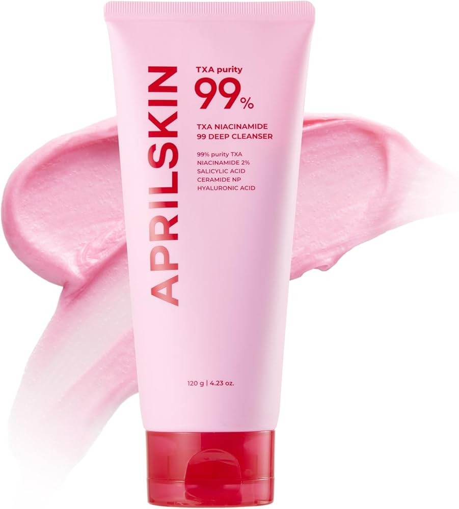APRILSKIN TXA Niacinamide 99 Pore Care Pink Bubble Gum Deep Cleanser | 99% High-Purity TXA+Niacin... | Amazon (US)