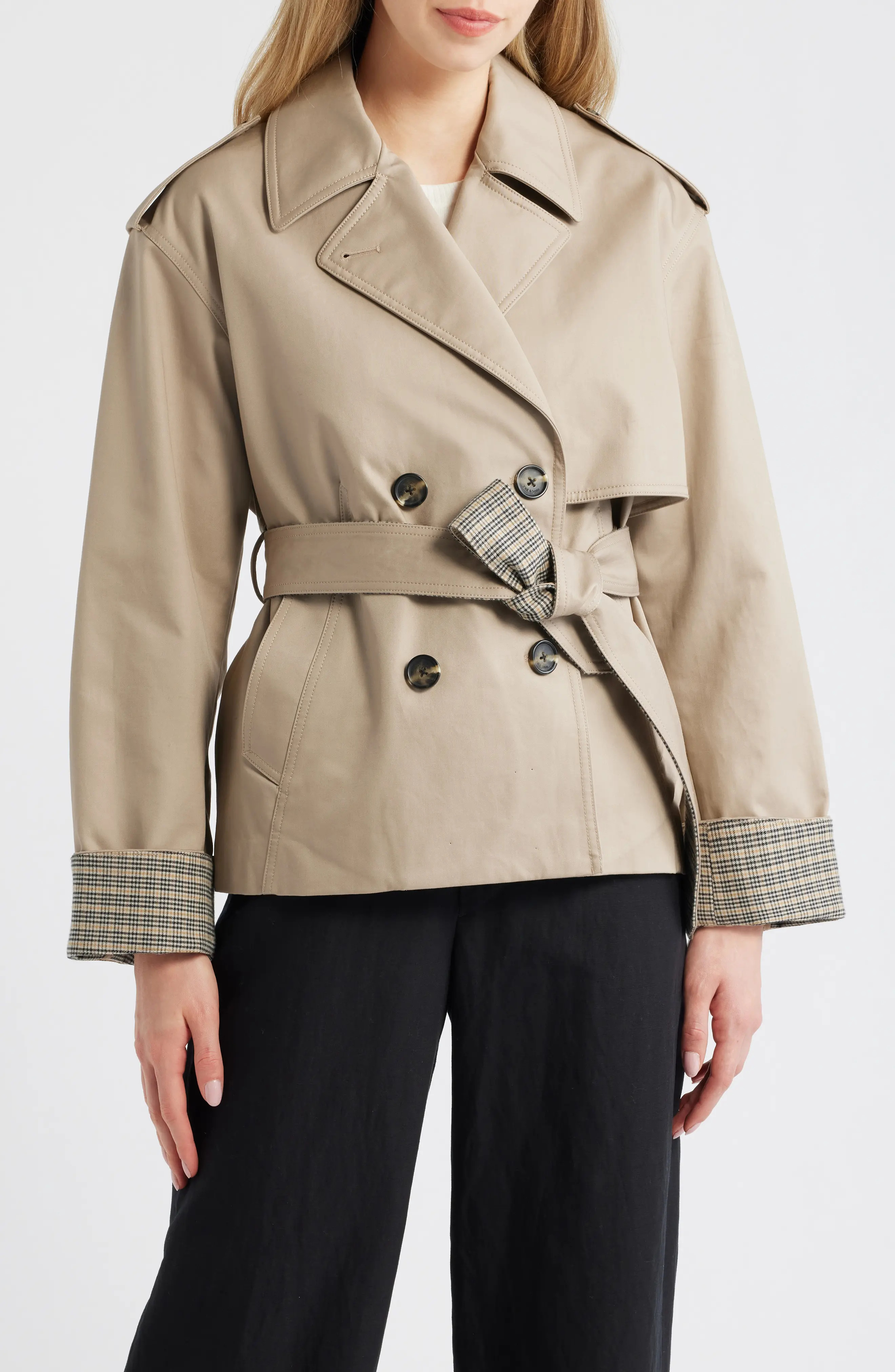 Bonnie Crop Trench Coat (Women) | Nordstrom | Nordstrom