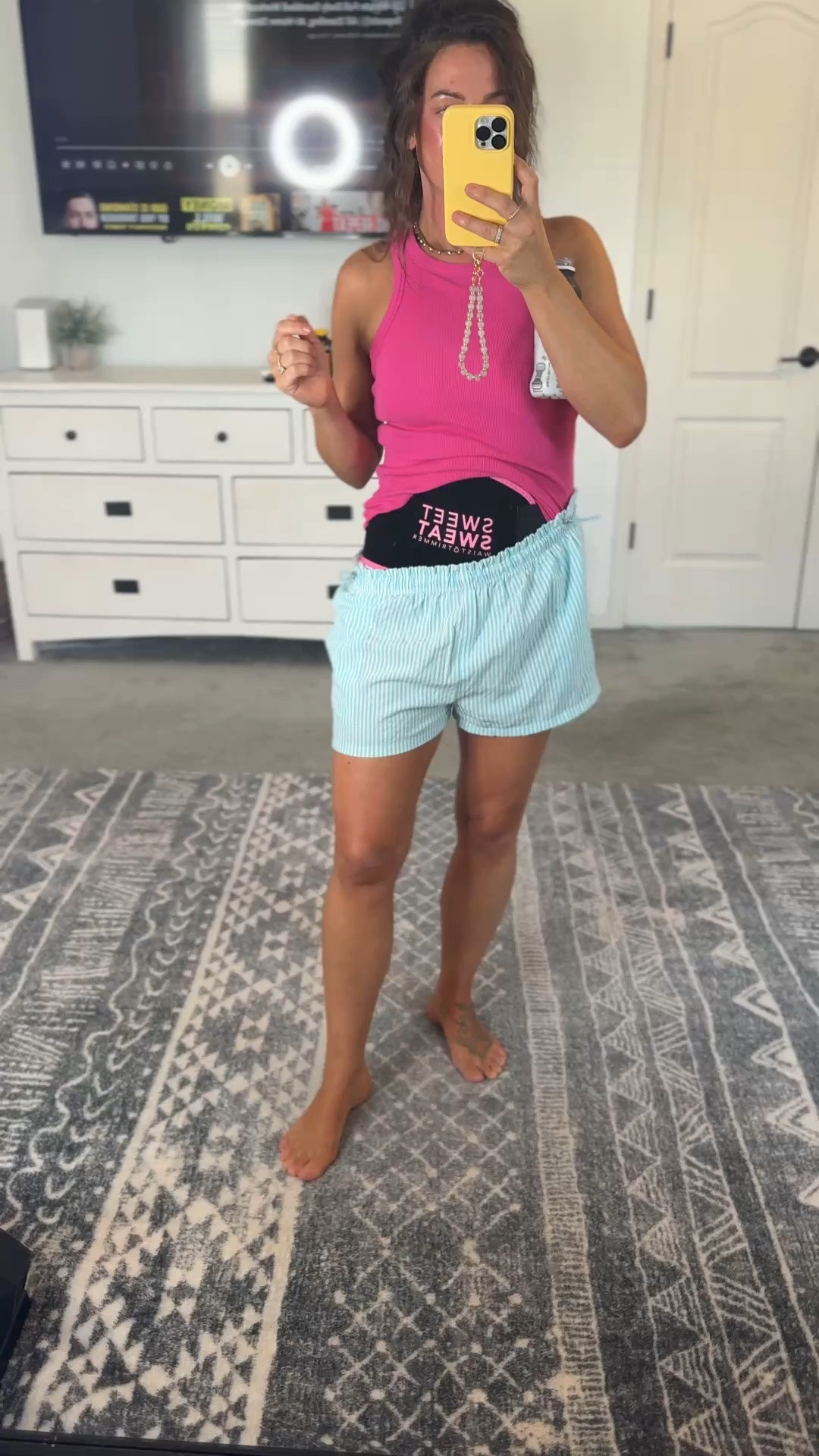 Actually putting it on for my walking pad today! It’s so discrete I usually wear it for my walks outside!

#LTKfitnessgoals #LTKActive #LTKOver40
