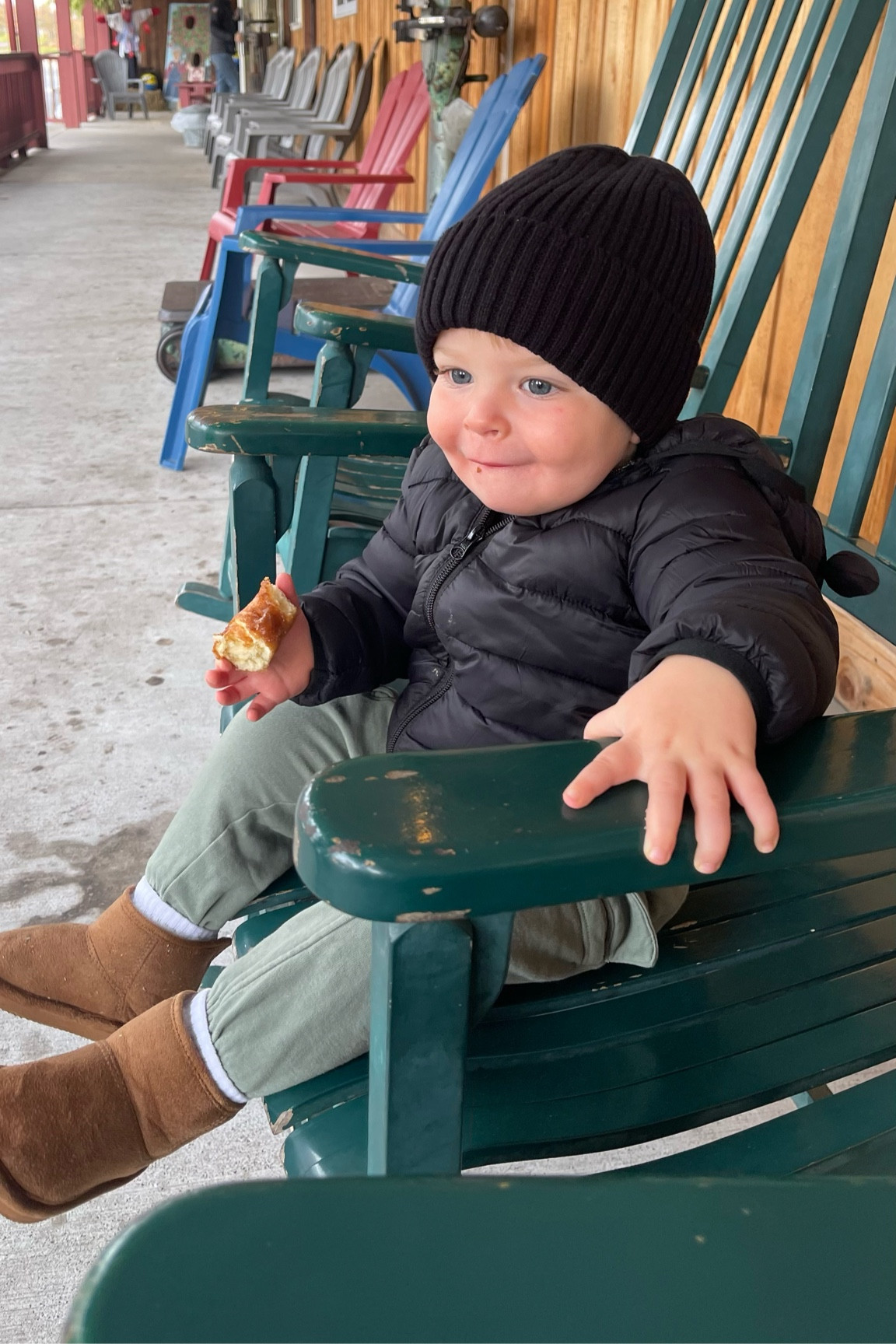 Baby winter outfit coat hat Ugg boots amazing H&M 

#LTKBaby #LTKSeasonal #LTKKids