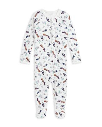 Ralph Lauren Polo Boys' Polo Bear Cotton Footed Coverall - Baby  | Bloomingdale's Ralph Lauren Ki... | Bloomingdale's (US)