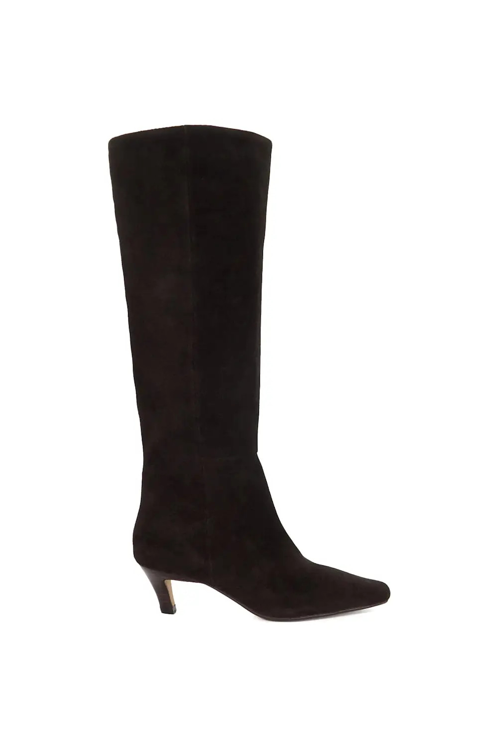 Brown Dune London 'Slink' Suede Knee High Boots | Debenhams | Debenhams UK