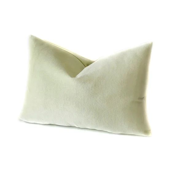 Chartreuse Lime Velvet Pillow Cover / Lumbar Pillow Cover / | Etsy | Etsy (US)