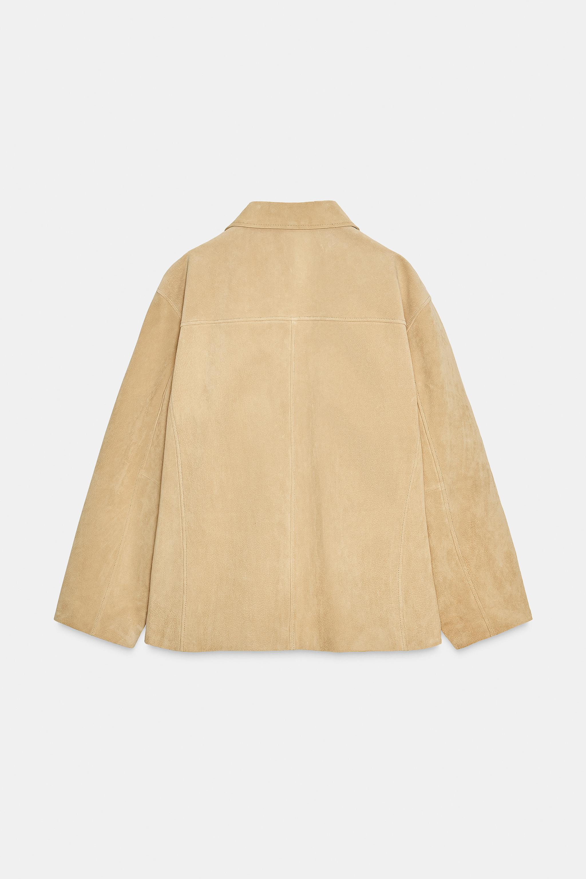 ZW COLLECTION LIMITED EDITION SUEDE LEATHER JACKET | Zara US