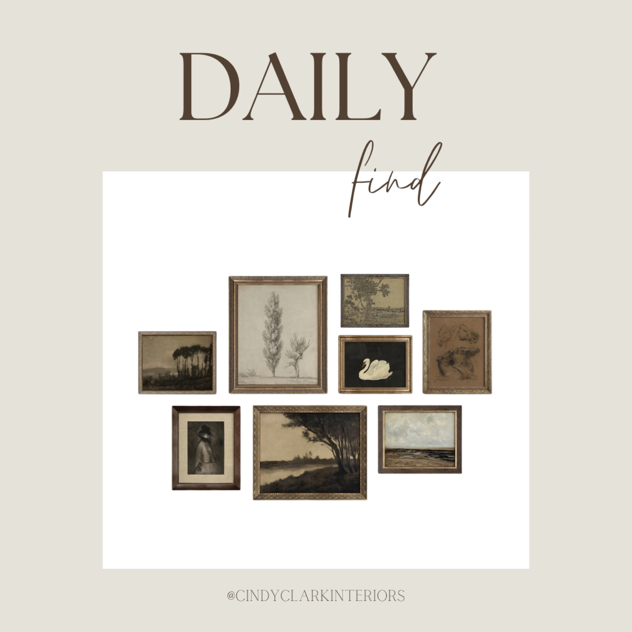 I teased this framed vintage inspired gallery wall set earlier this week on my stories, and they’re stunning! Go check out my reel today on IG to see me unwrap them and my first thoughts…ps I love them! 😍

#LTKhome #LTKstyletip