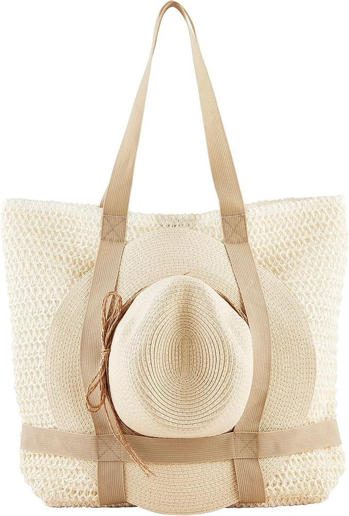 Mud Pie Hat and Tote Gift Set | Amazon (US)