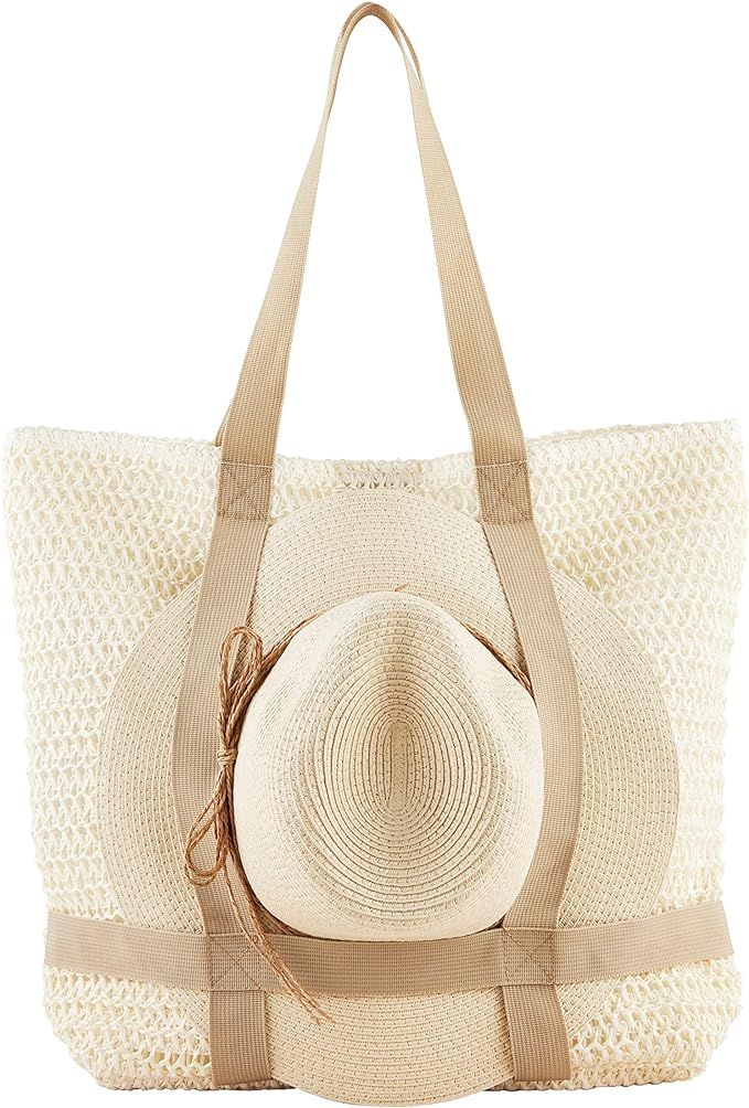 Mud Pie Hat and Tote Gift Set | Amazon (US)