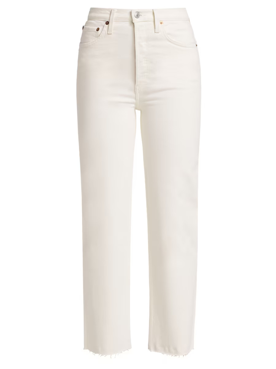 Re/done 70s Stove Pipe Straight Jeans | Saks Fifth Avenue | Saks Fifth Avenue