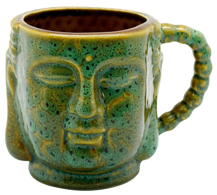 Buddha Ceramic Mug - 12oz - 2pc Set | Amazon (US)