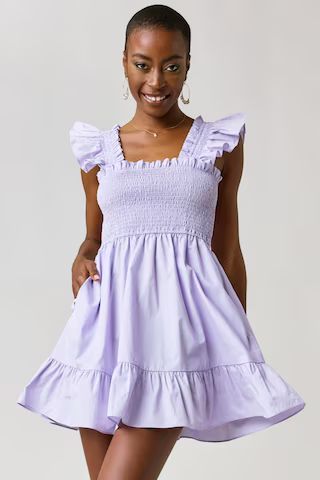 Kinsley Flutter Sleeve Mini Dress | Francesca's