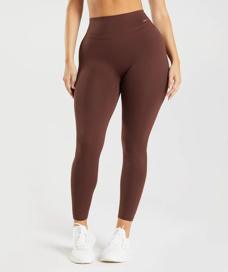 Gymshark Whitney High Rise Leggings - Rekindle Brown | Gymshark (Global)