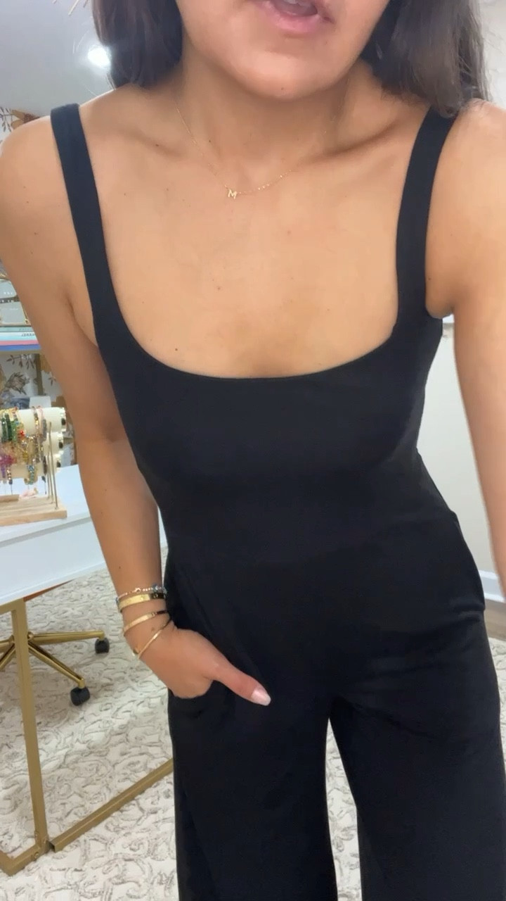 NSALE // the best and most comfy loungey one piece. Palazzo pants. Wearing an x-small. Size up if you are in between sizes in the Uggs 