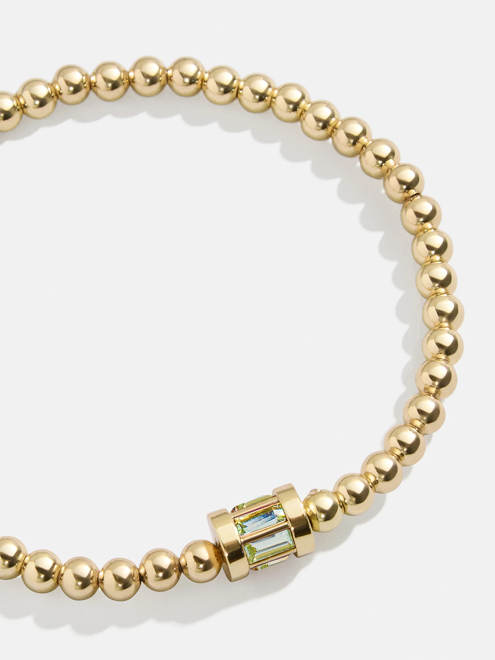 Tatum Birthstone Bracelet - Peridot | BaubleBar (US)
