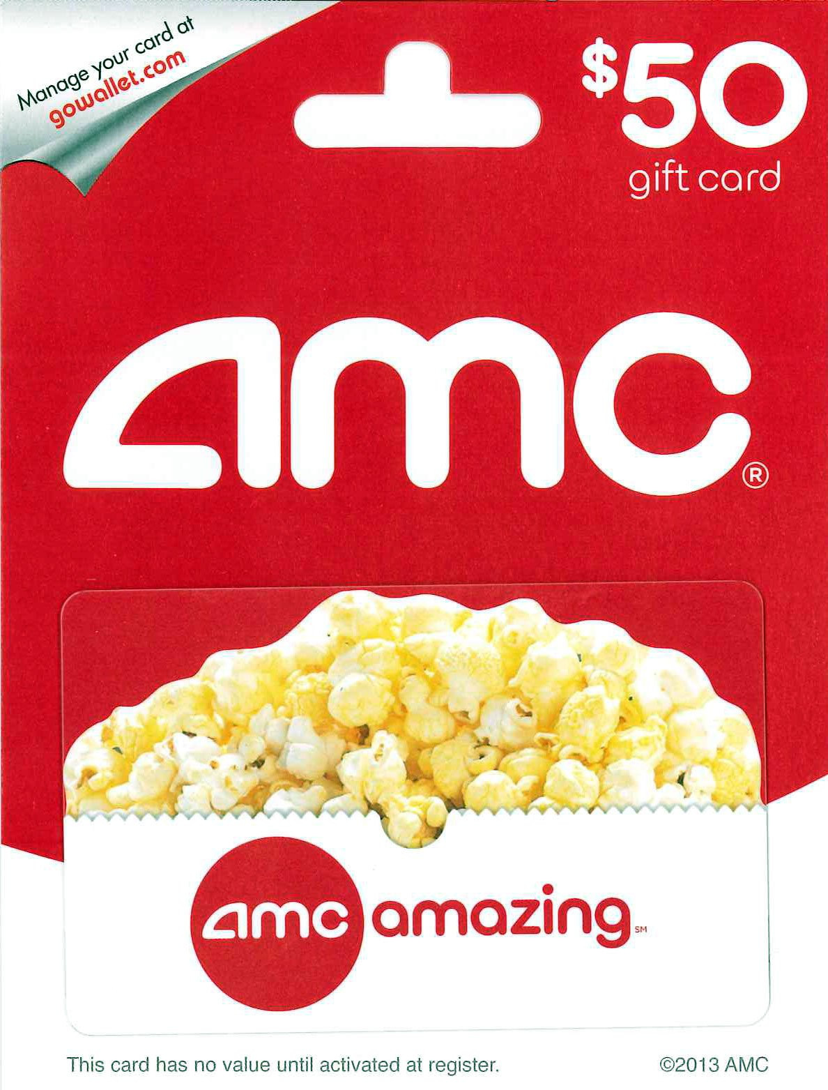 AMC Theatres Gift Card $50 | Amazon (US)