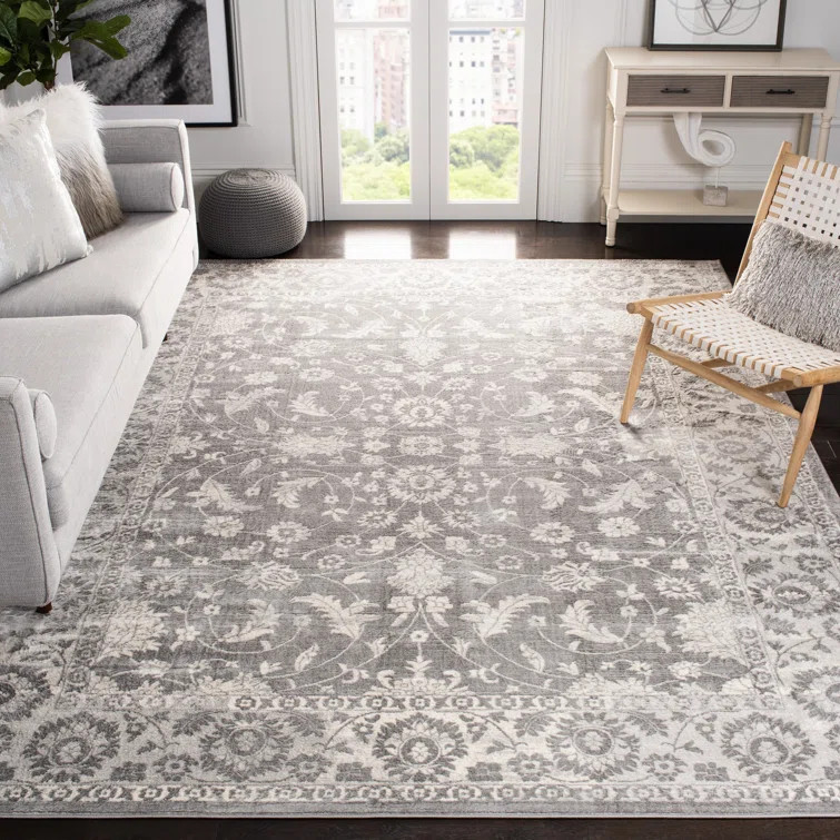 Llana Oriental Cream/Gray Area Rug | Wayfair Professional