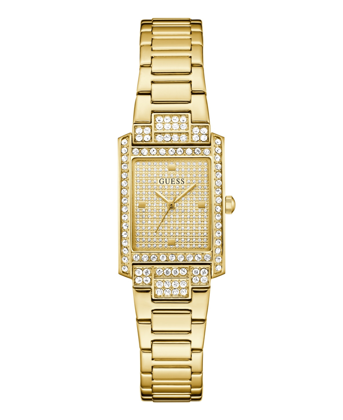 Guess Women's Gold-Tone Glitz Analog Watch, 23mm - Gold | Macy's