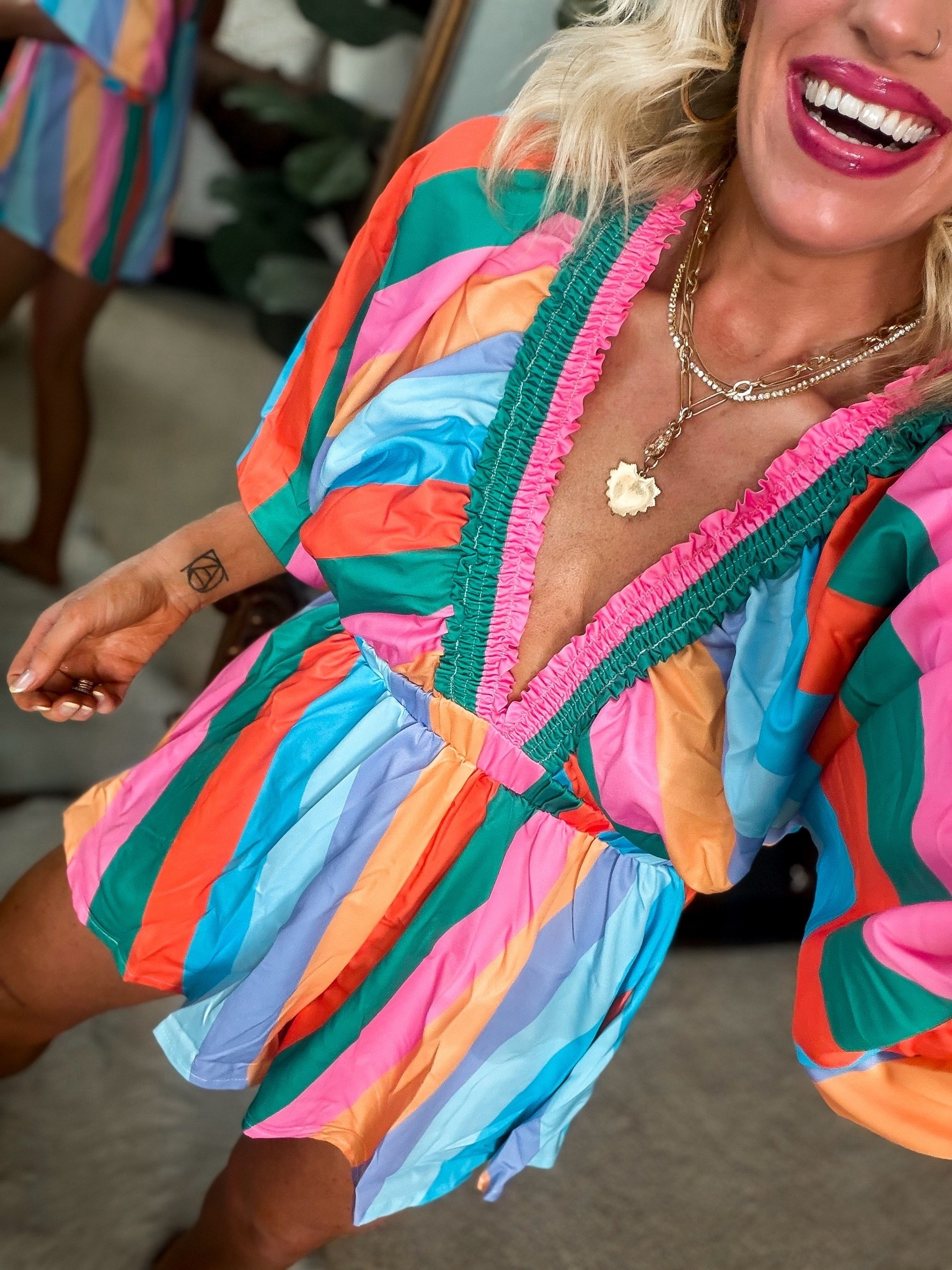 Bingo loco look 🎉✨
Night out outfit 
Romper fits tts under $40
Comes in another colorway

#LTKootd #LTKTravel