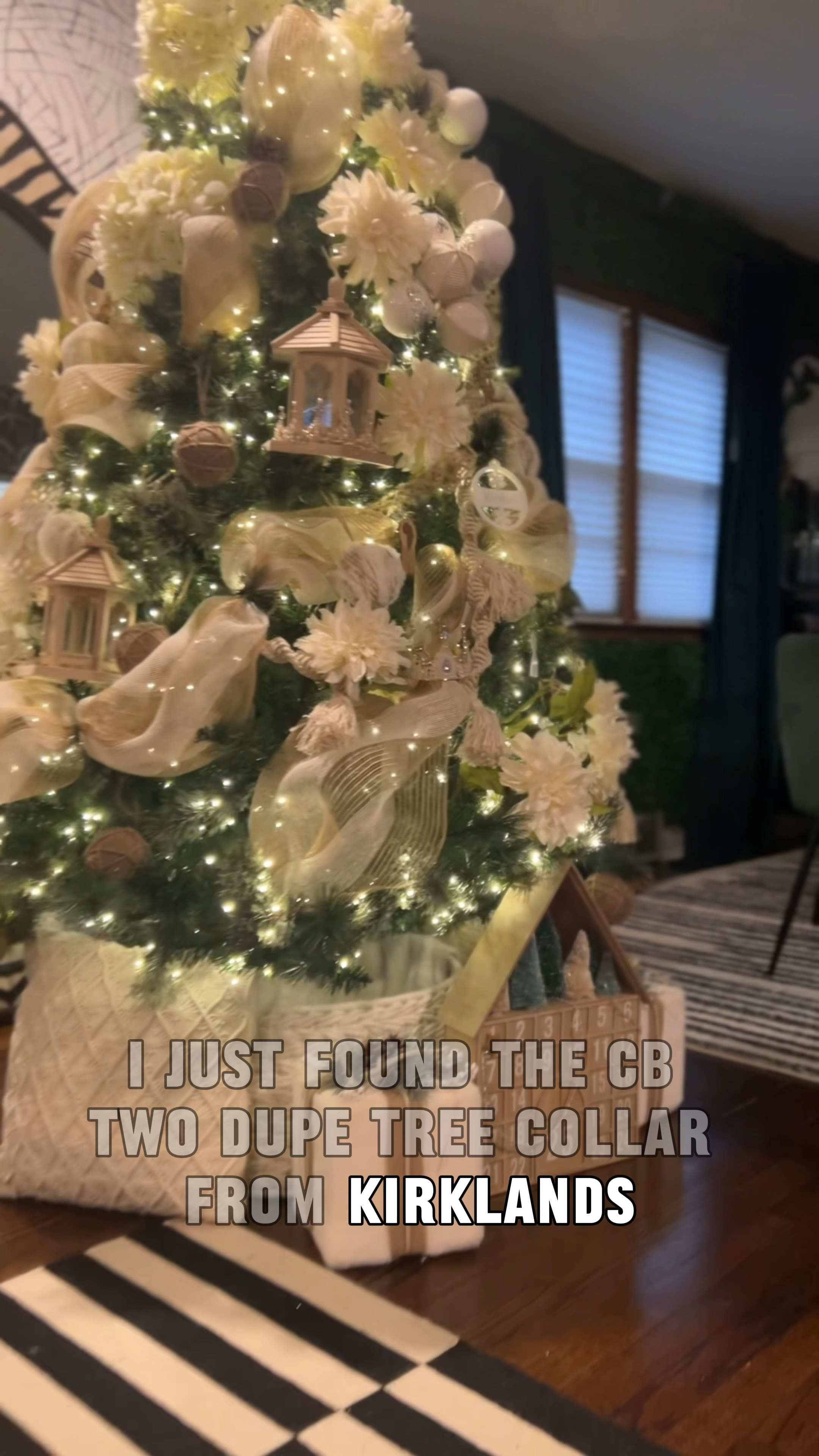 Sale Alert! If you’re in love with tree collars and you want a deal run to Kirkland’s 
I linked the CB2 tree collar as well. Its extremely similar, weave pattern direction is the only difference  

#LTKHoliday #LTKSeasonal #LTKhome