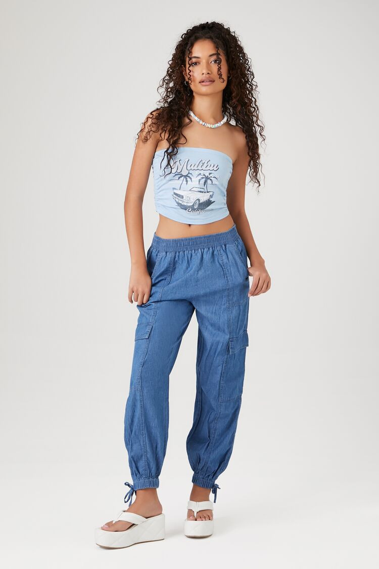 Denim Cargo Joggers | Forever 21 (US)