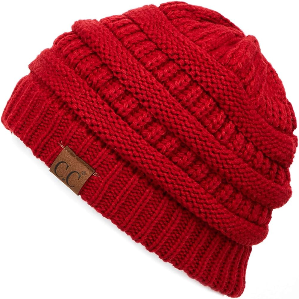 C.C Exclusives Cable Knit Beanie - Thick, Soft & Warm Chunky Beanie Hats (HAT-20A)(HAT-30)(HAT-73... | Amazon (US)
