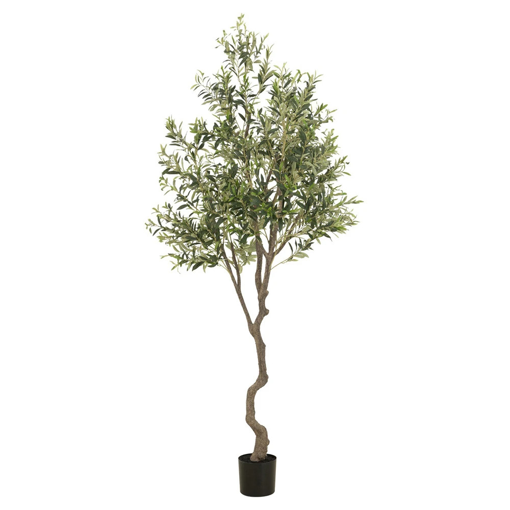 Inara Updated Traditional Faux Olive Potted Tree | Kathy Kuo Home