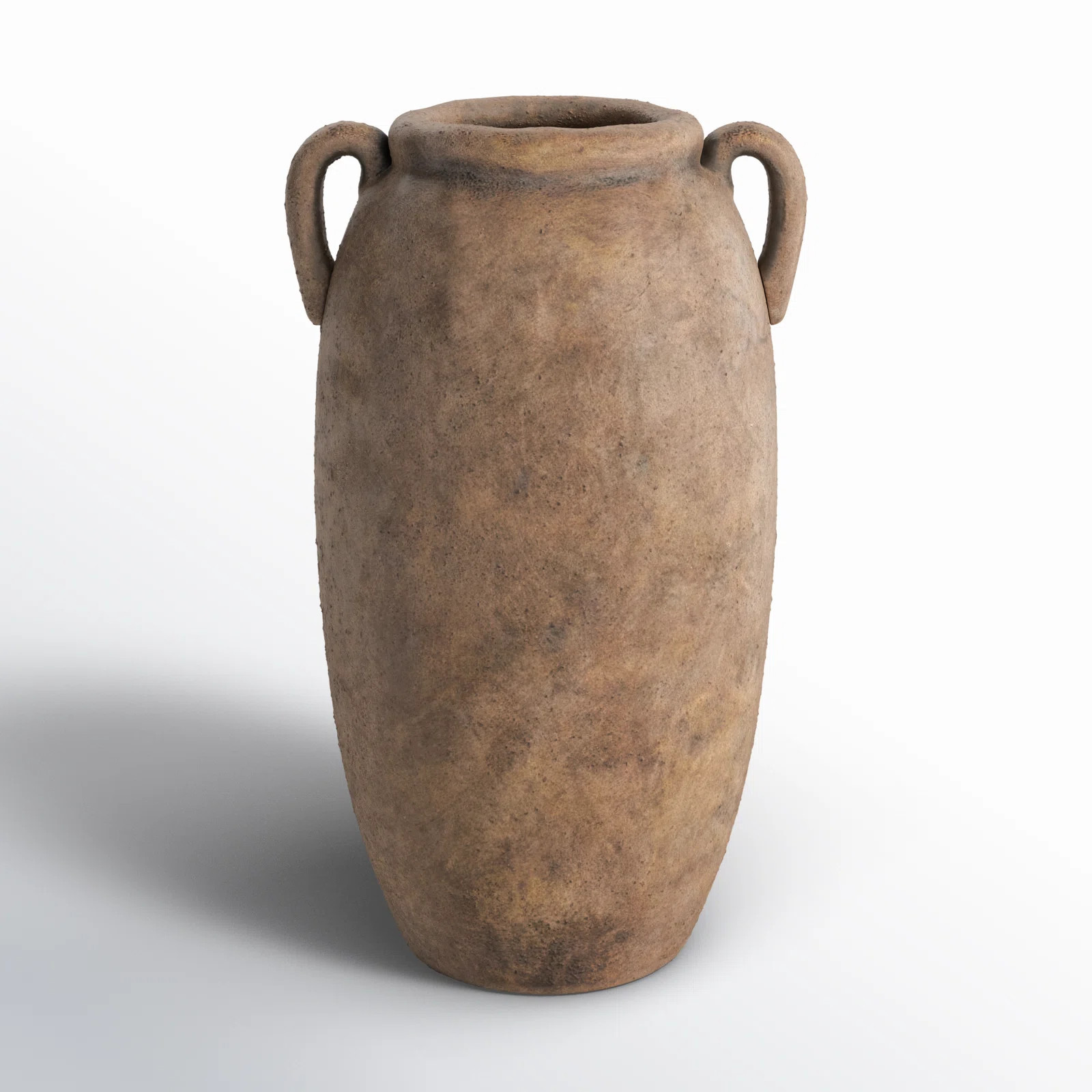 Daffodil Cole And Ceramic Antique Style Textured Vase With Handles | Wayfair North America