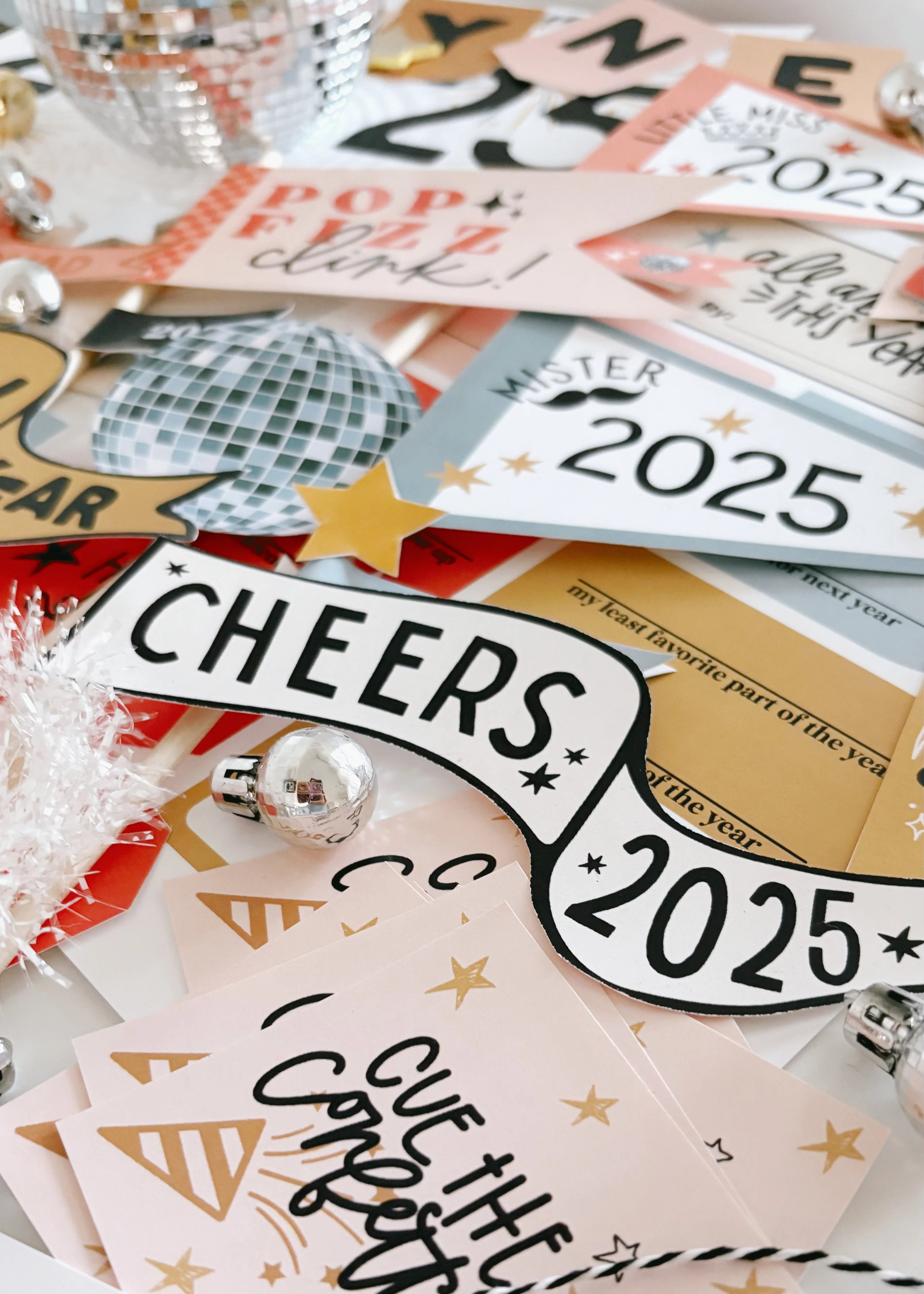 New Years 2025 | Printable Bundle | The Letter Vee